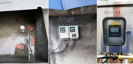 聯(lián)測pH、電磁服役于浙江建業(yè)化工污水處理站